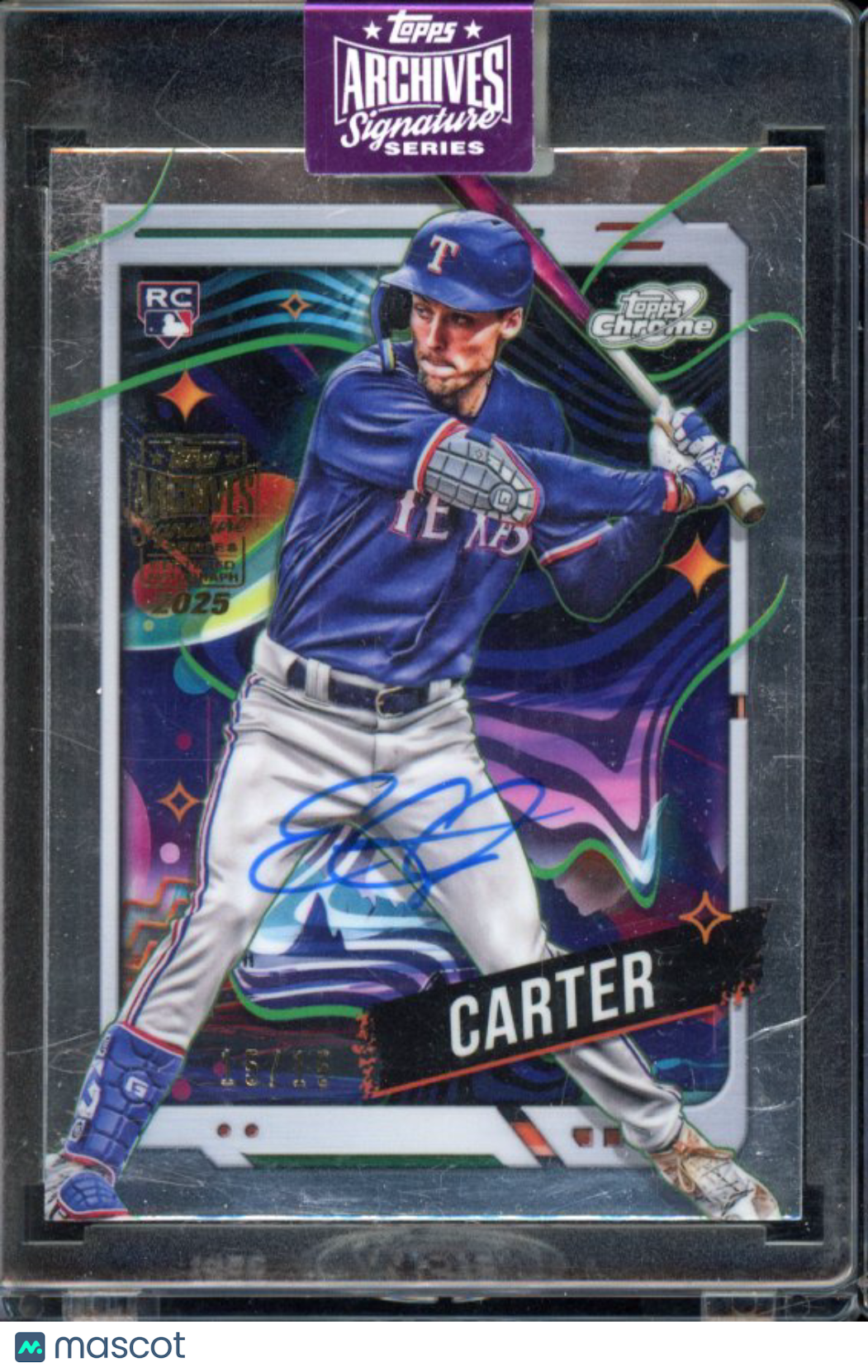 2025 Archives Evan Carter Chrome Auto 15/15