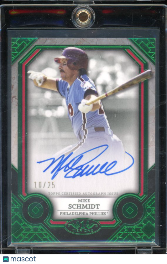 2024 Tier One Mike Schmidt /25 Auto Green