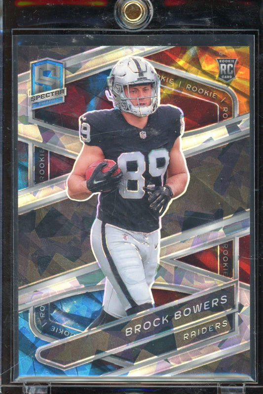 2024 Spectra Brock Bowers Cracked Ice 27/40 RC
