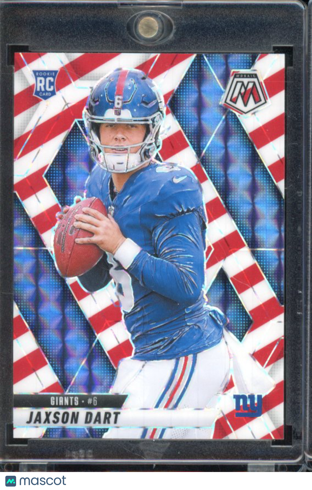 2024 Mosaic Jaxson Dart Candy Cane SP Rookie