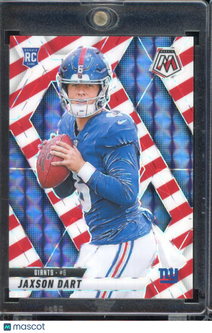 2024 Mosaic Jaxson Dart Candy Cane SP Rookie