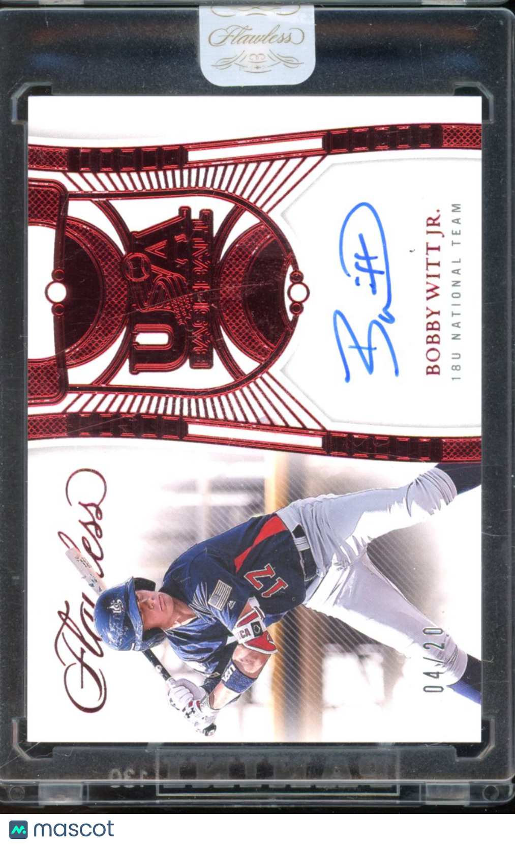 2024 Flawless Bobby Witt Jr USA Auto /20