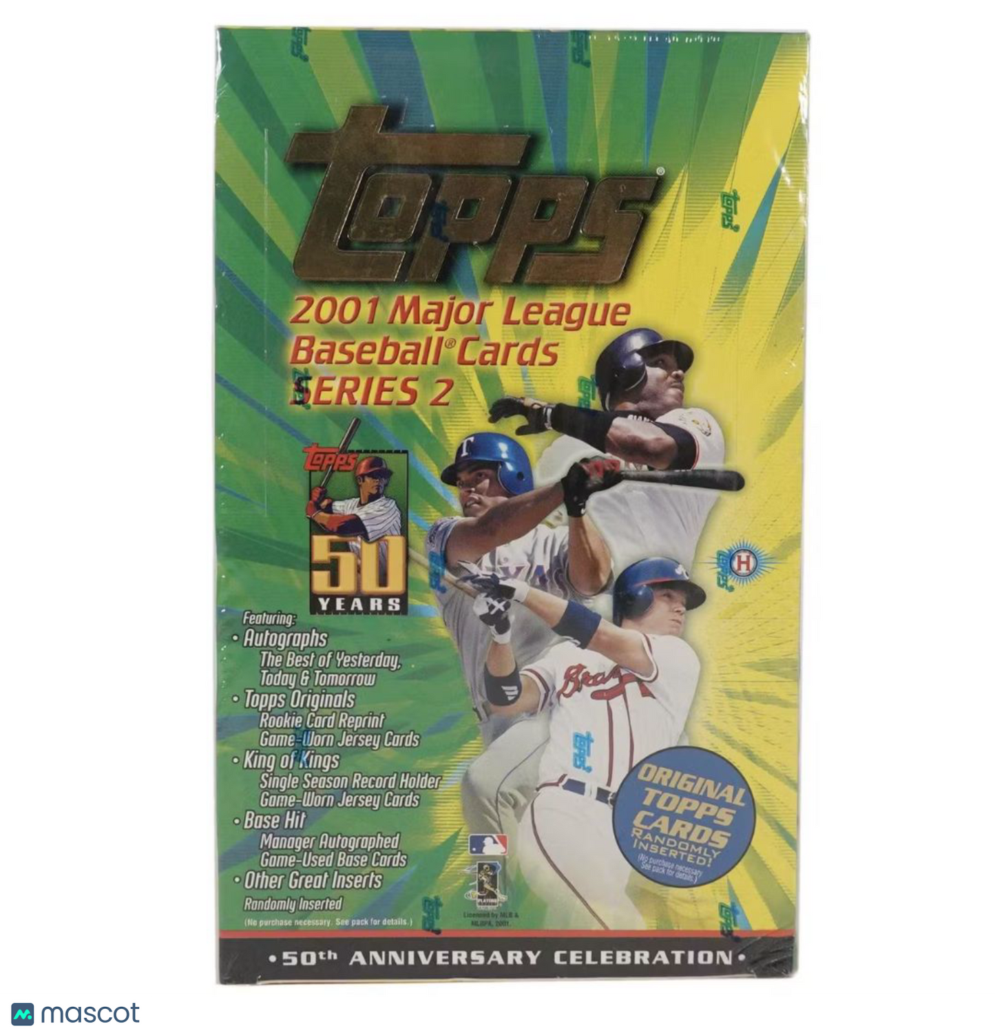 2001 Topps Series 2 Baseball Hobby Box