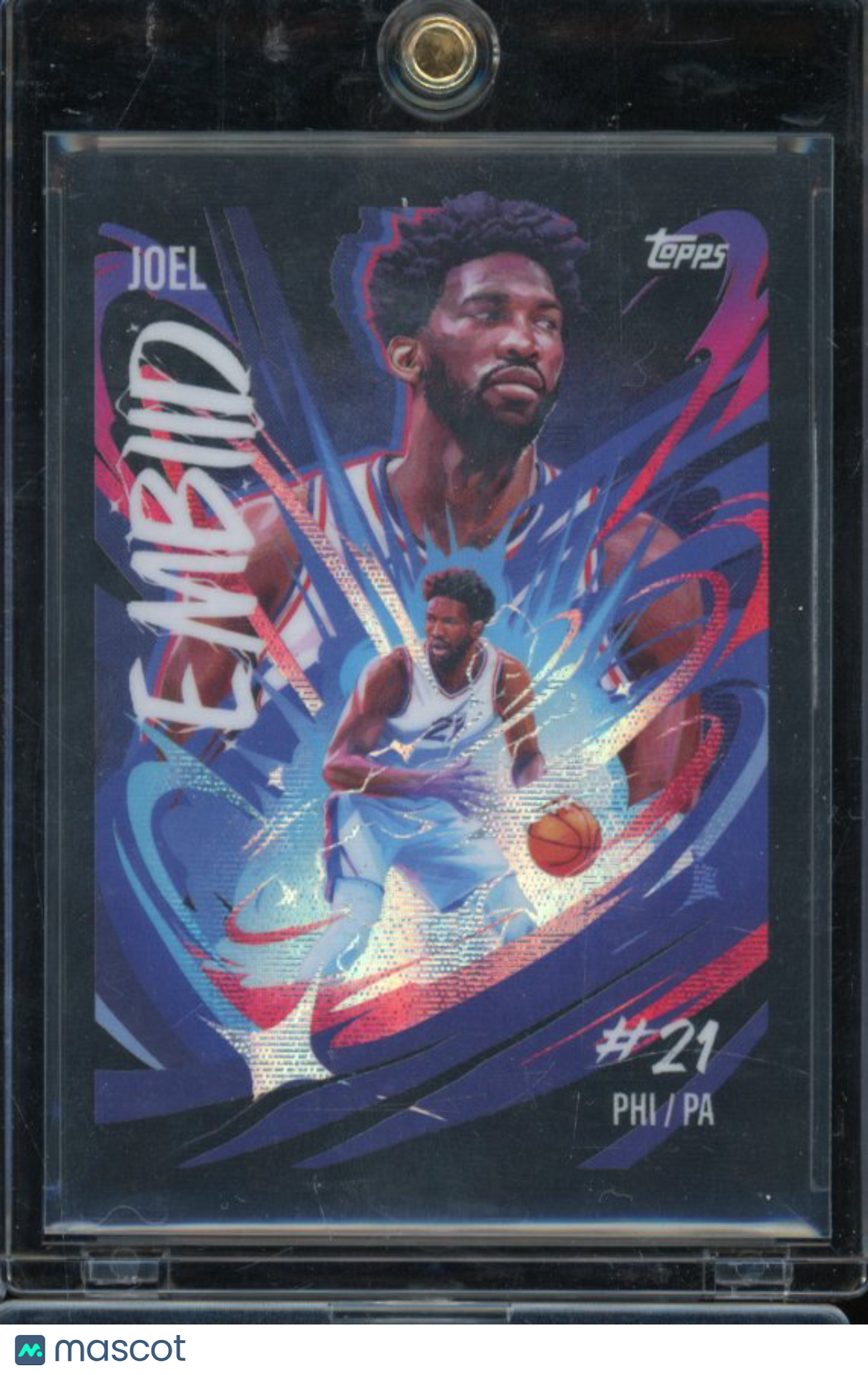 2025-26 Topps Chrome Joel Embiid Ultra Violet Case Hit