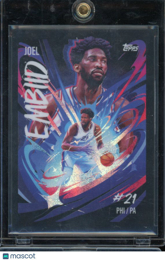 2025-26 Topps Chrome Joel Embiid Ultra Violet Case Hit