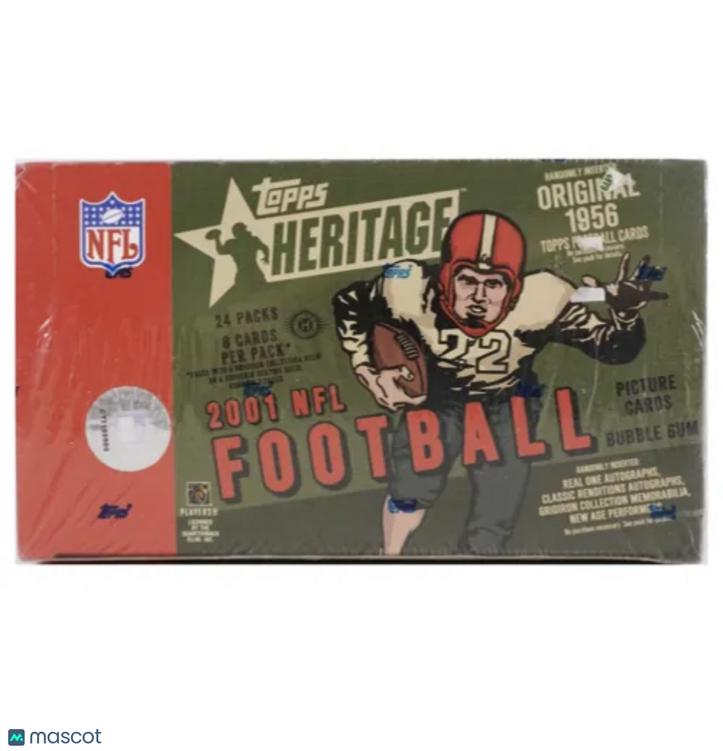 2001 Topps Heritage Football Hobby Box