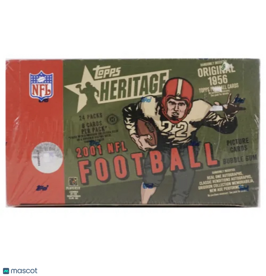 2001 Topps Heritage Football Hobby Box