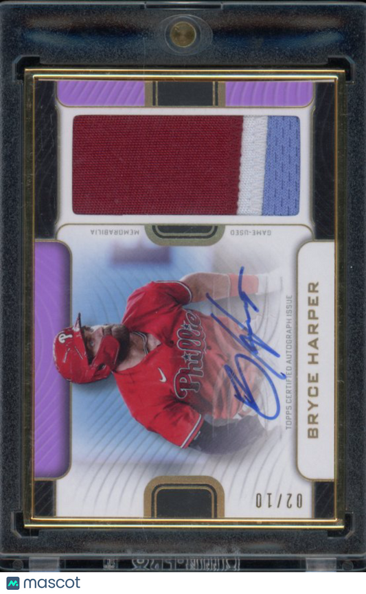 2023 Definitive Bryce Harper Patch Auto GU /10