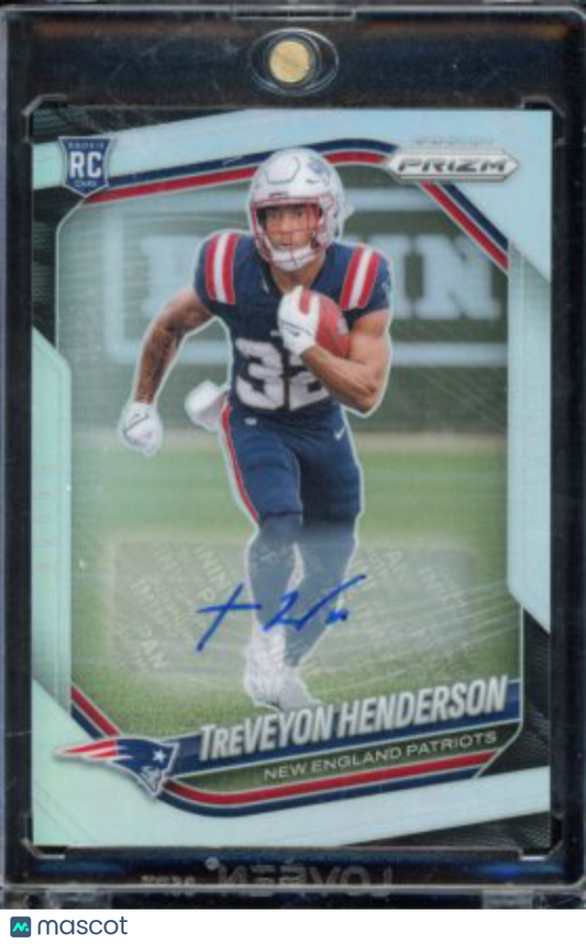 2025 Prizm Treveyon Henderson Silver Rookie Auto
