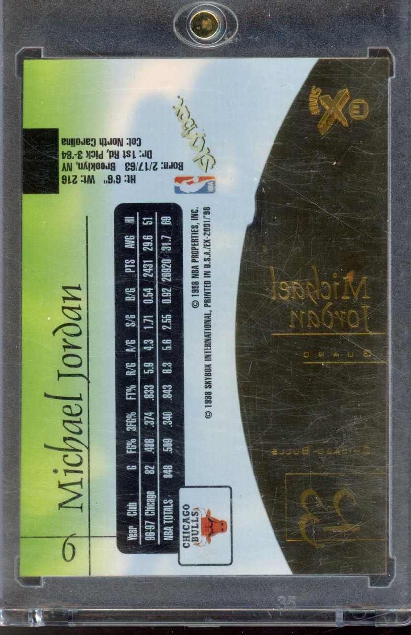 1998-99 Skybox EX-2001 Michael Jordan