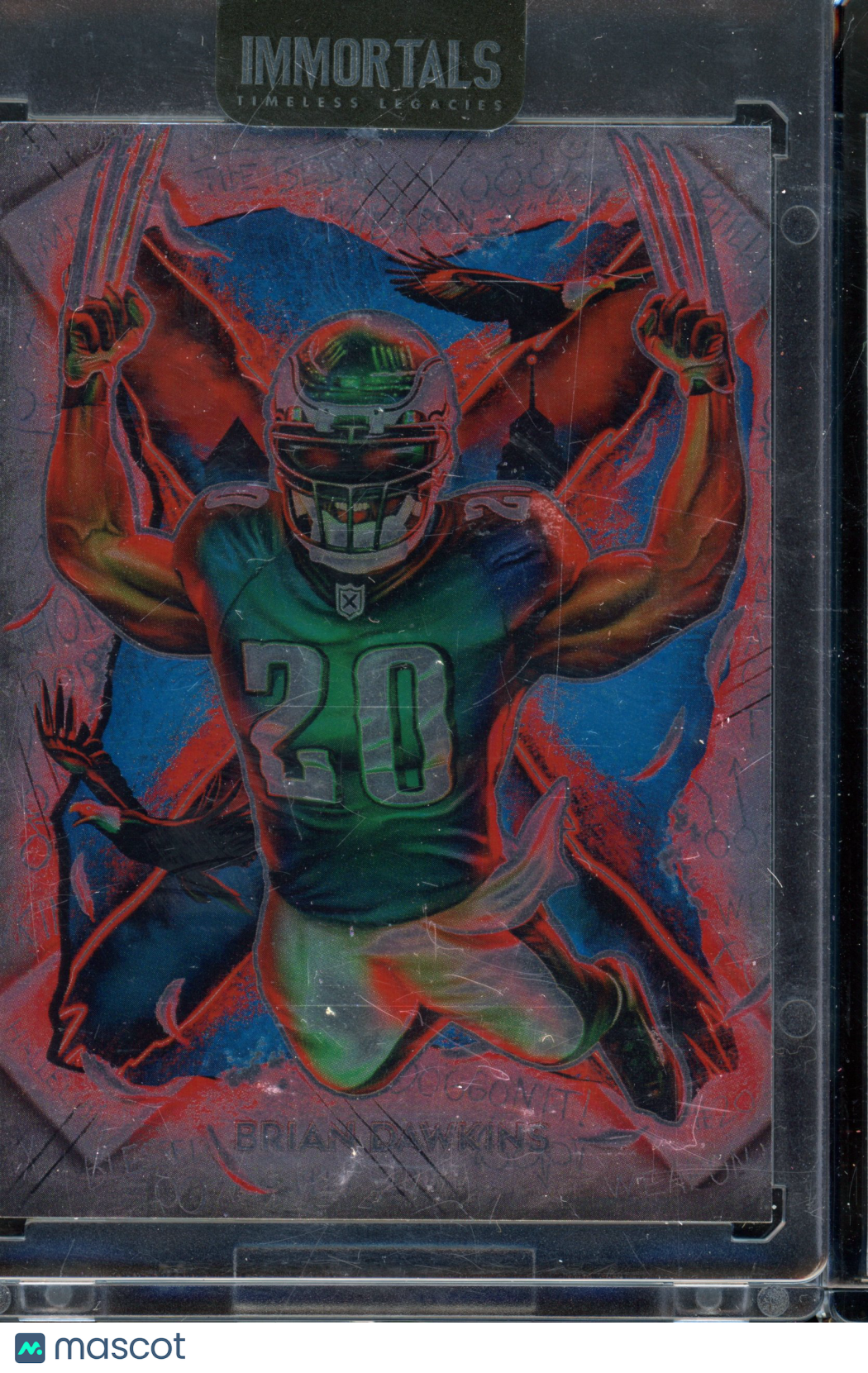 Immortals TC Jordan Spector x Brian Dawkins Relentless Weapon X #1/1767
