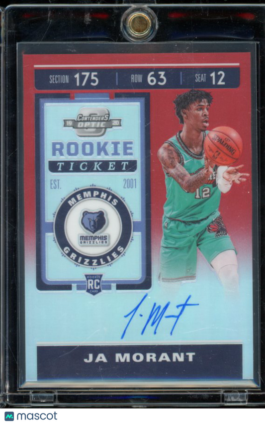 2019-20 Contenders Optic Ja Morant Red Rookie Auto /149