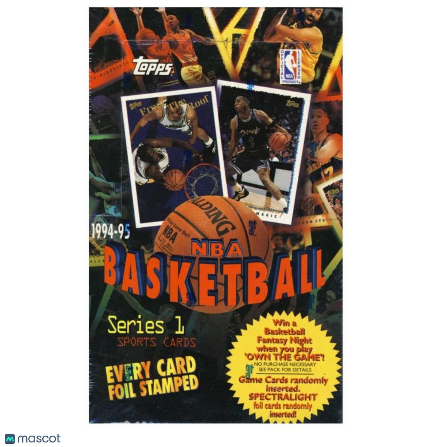 1994-95 Topps Series 1 Basketball Box