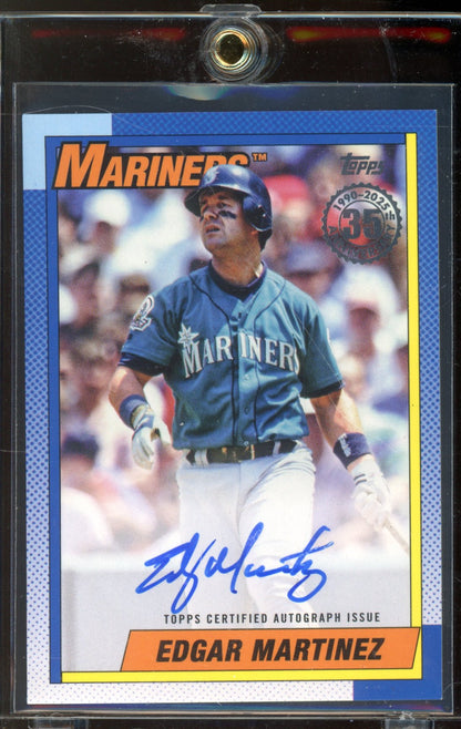 2025 Topps Edgar Martinez 1990 Auto