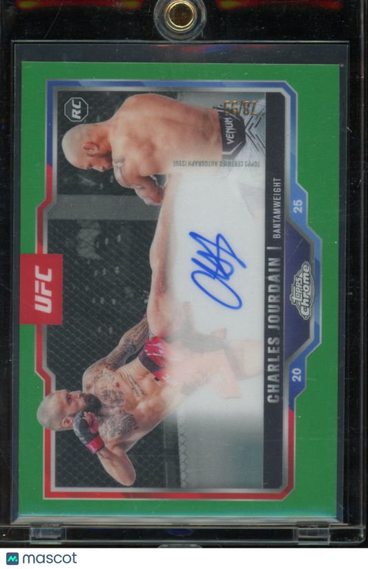 2025 Topps Chrome Charles Jourdian Green Rookie Auto /99
