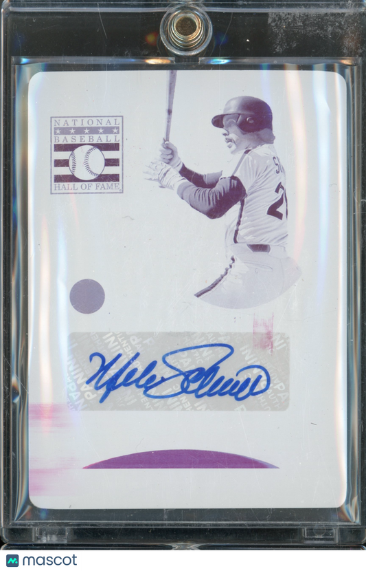 2020 National Treasures Mike Schmidt Auto Printing Plate 1/1