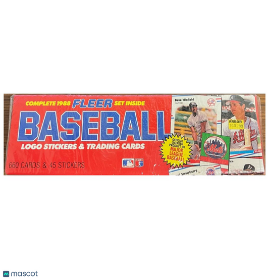 1988 Fleer Baseball Complete Set Box