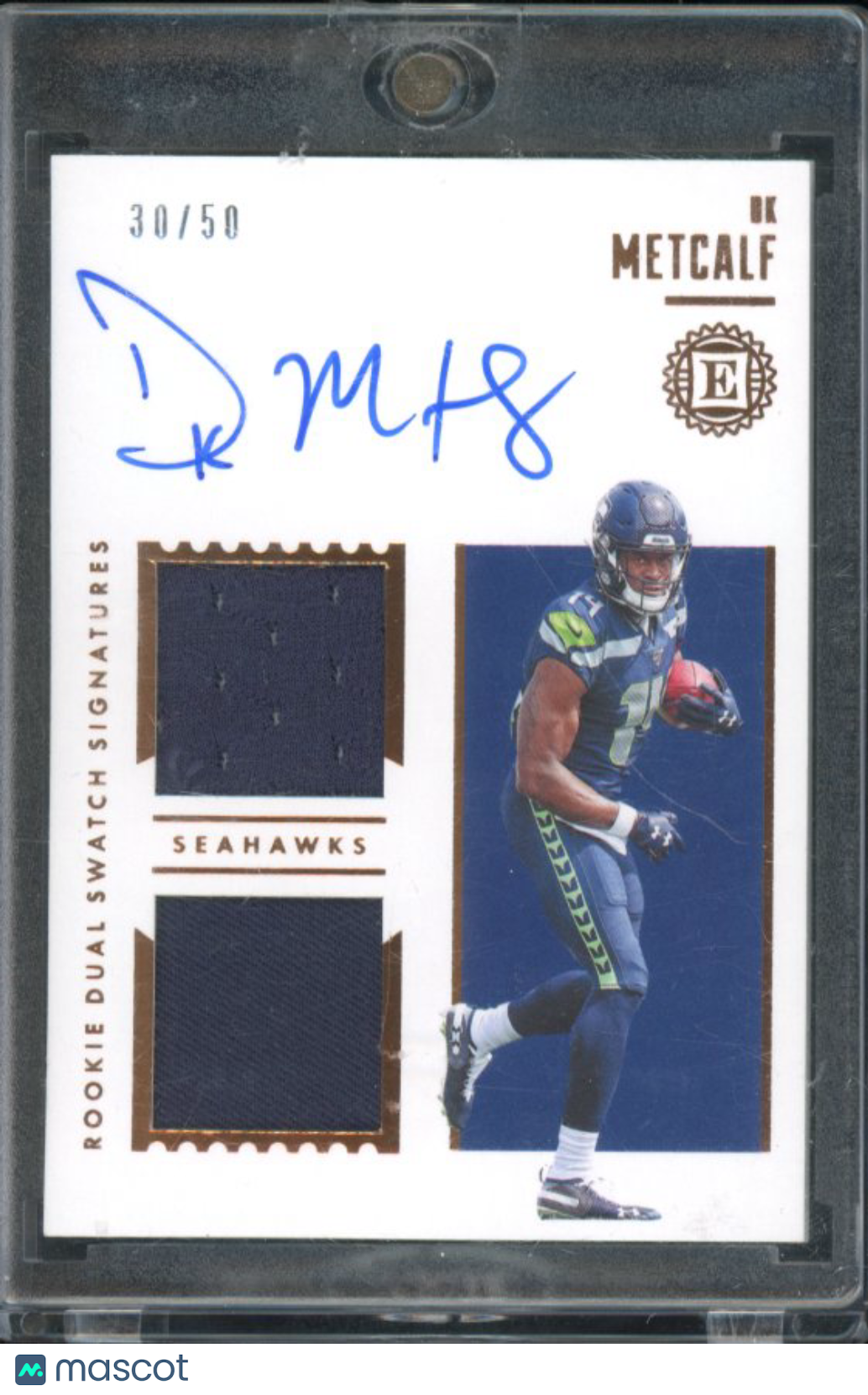 2019 Encased DK Metcalf Rookie Patch Auto /50