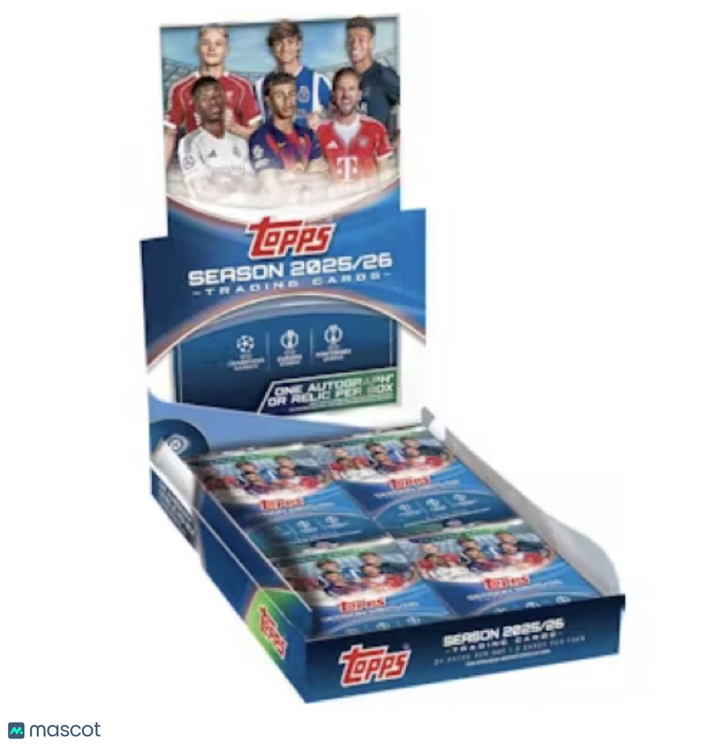 2025-26 UEFA Club Competitions Soccer Hobby Box