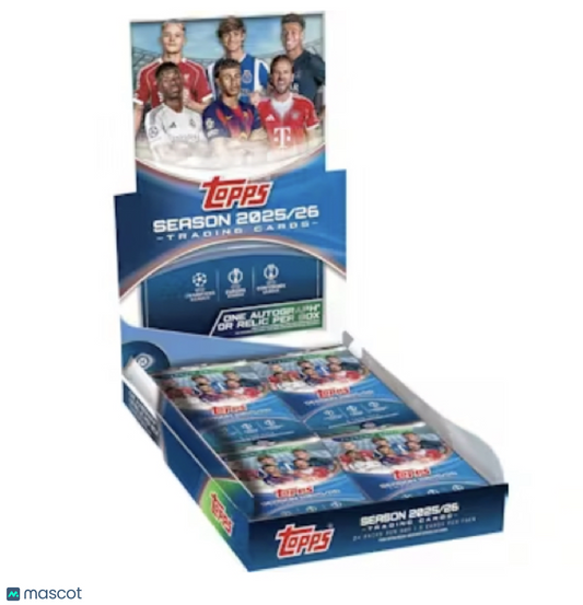 PRE ORDER 2025-26 UEFA Club Competitions Soccer Hobby Box