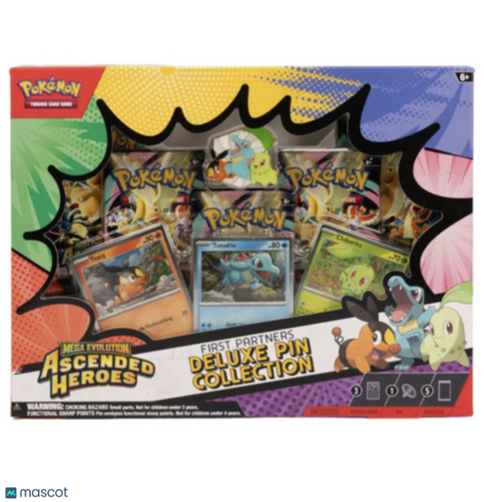Pokemon Ascended Heroes First Partners Deluxe Pin Collection Box