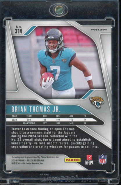 2024 Prizm Brian Thomas Jr Pink Rookie Auto