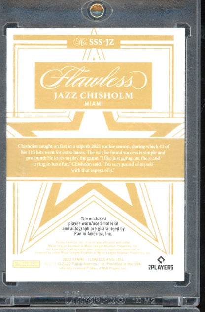 2022 Flawless Jazz Chisholm Star Swatch Patch Auto /10