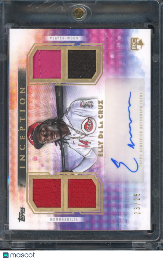 2024 Inception Elly De La Cruz Rookie Patch Auto /25