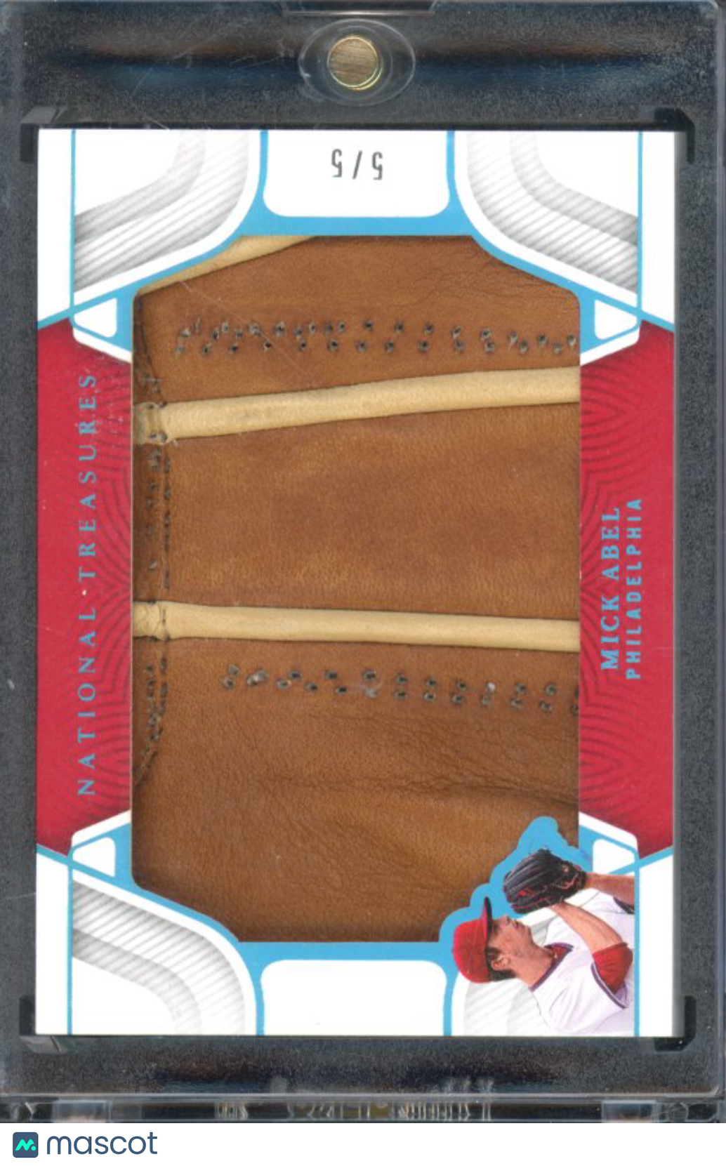 2023 National Treasures Mick Abel Glove Patch 5/5