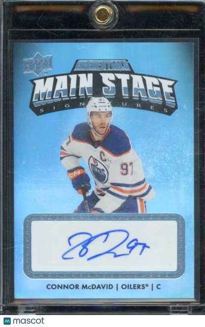 2022-23 Upper Deck Credentials Connor Mcdavid Auto Main Stage