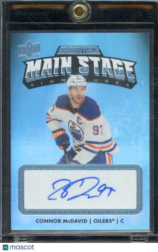 2022-23 Upper Deck Credentials Connor Mcdavid Auto Main Stage