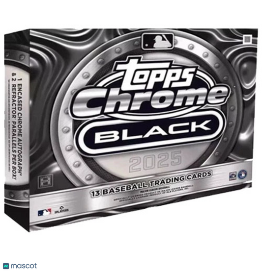 2025 Topps Chrome Black Baseball Hobby Box