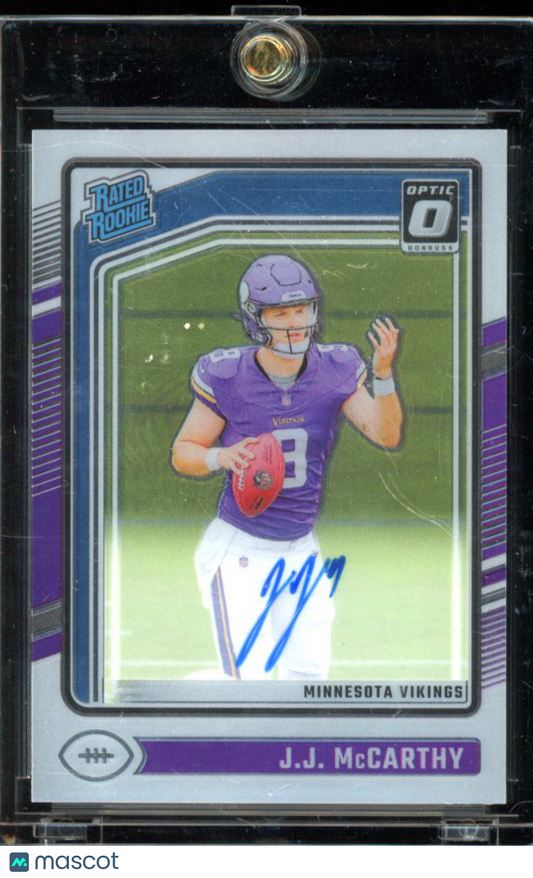 2024 Optic JJ Mccarthy Rookie Auto /325