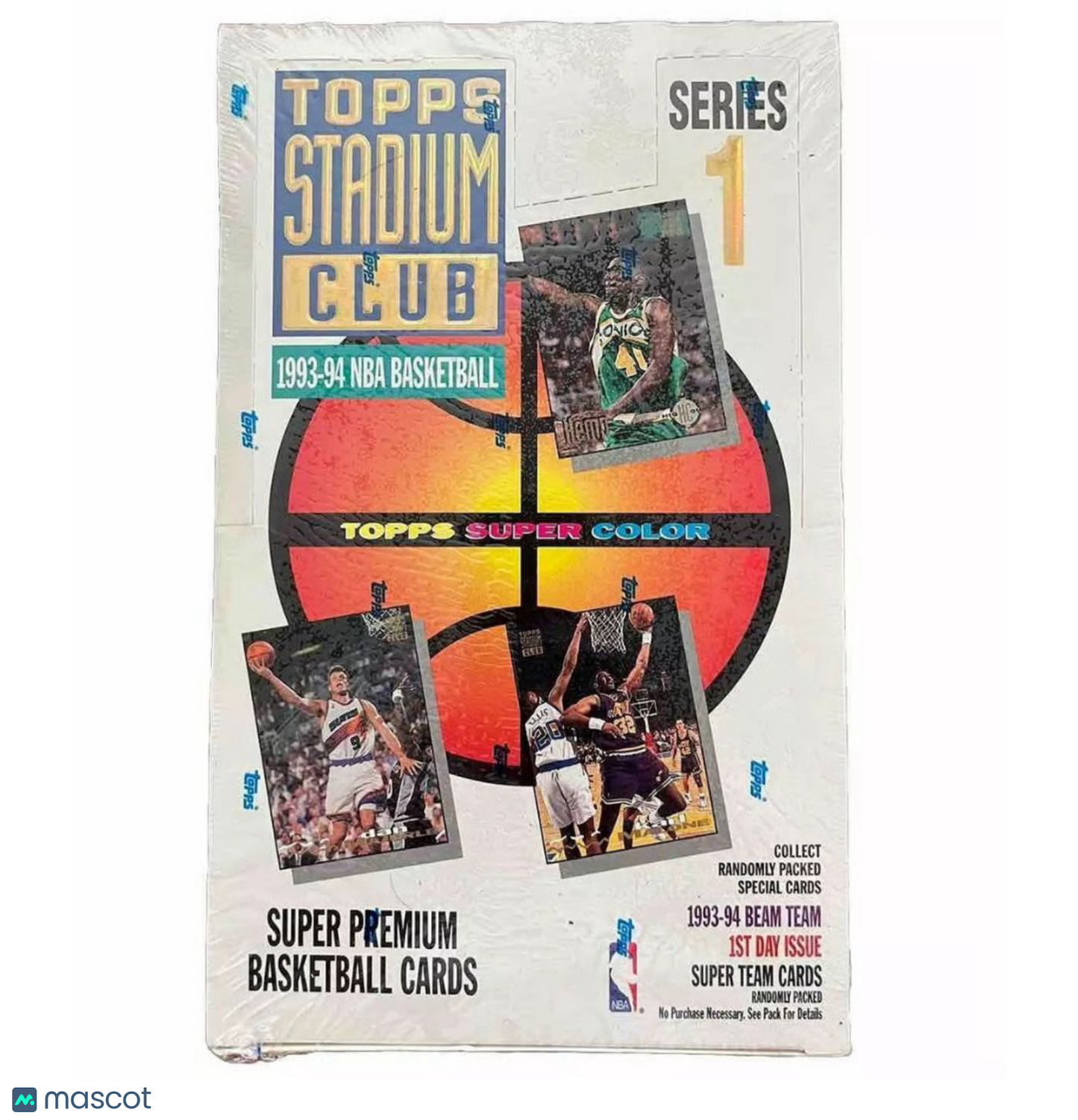 1993/94 Topps Stadium Club Series 1 Basketball Hobby Box