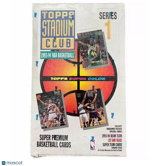 1993/94 Topps Stadium Club Series 1 Basketball Hobby Box