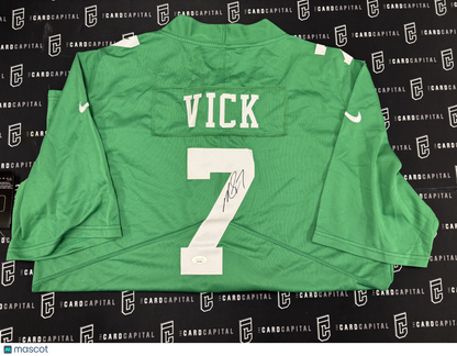 Michael Vick Signed Jersey Eagles Kelly Green JSA