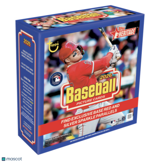 2026 Topps Heritage Baseball Mega Box
