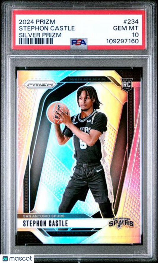 2024 Panini Prizm Stephon Castle #234 Silver PSA