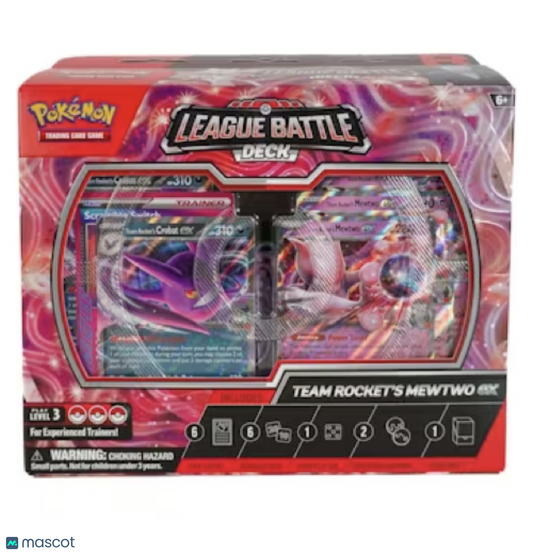 Pokemon Team Rocket's Mewtwo EX League Battle Deck Box