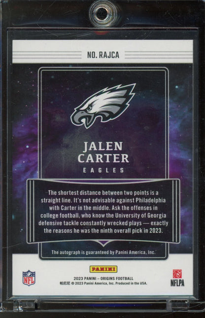 2024 Origins Jalen Carter Pink FOTL Auto /8
