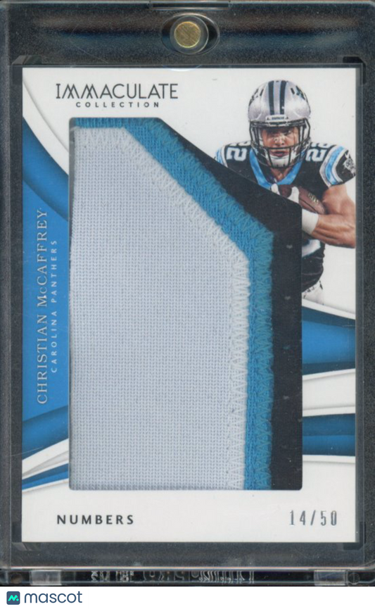 2018 Immaculate Christian Mccaffrey Jumbo Patch /50