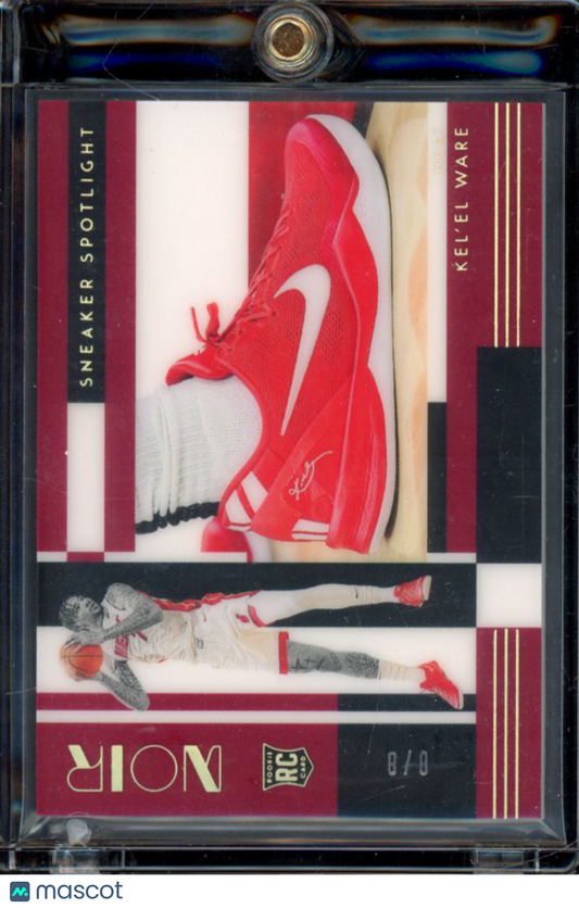 2024-25 Noir Sneaker Spotlight Kel'el Ware Rookie 8/8