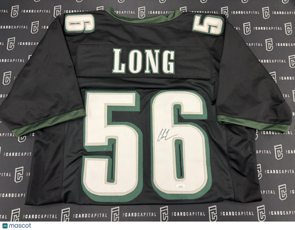 Chris Long Signed Philadelphia Eagles Midnight Jersey JSA