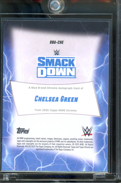2025 Topps Chrome WWE Chelsea Green Gold Auto /50