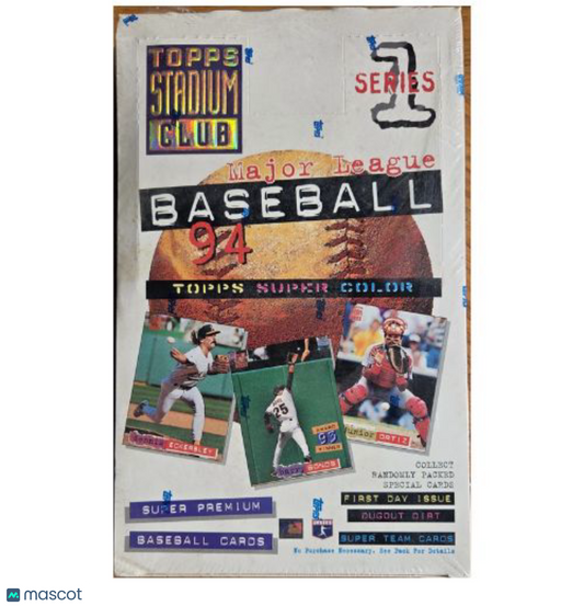 1994 Topps Stadium Club Series 1 Baseball Hobby Box