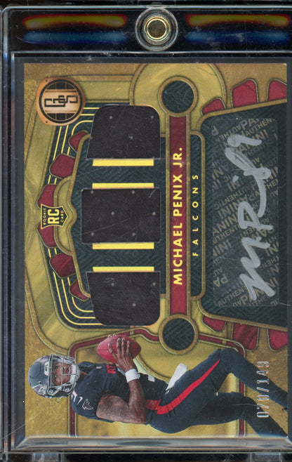 2024 Gold Standard Michael Penix Jr. Rookie Patch Auto 070/149 RC