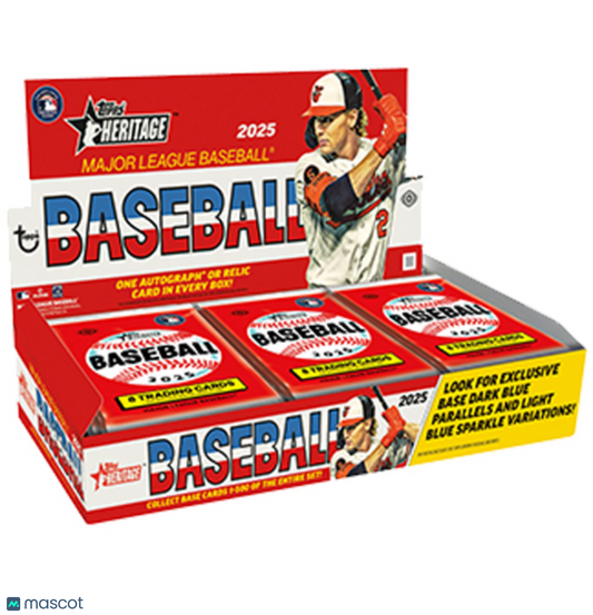 2025 Topps Heritage Baseball Hobby Box