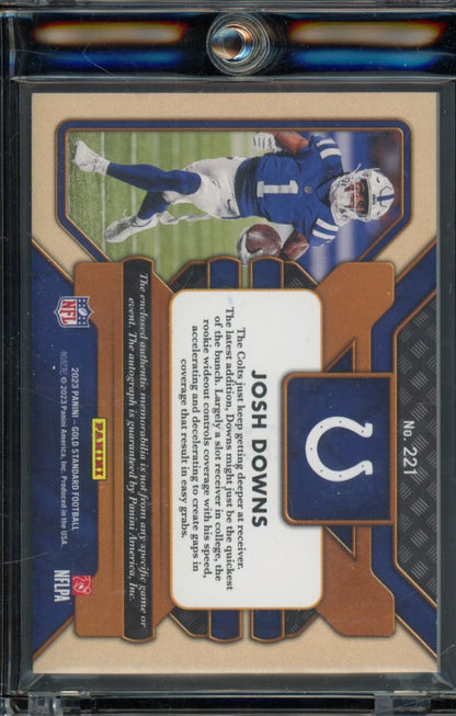 2023 Gold Standard Josh Downs Rookie Patch Auto /10