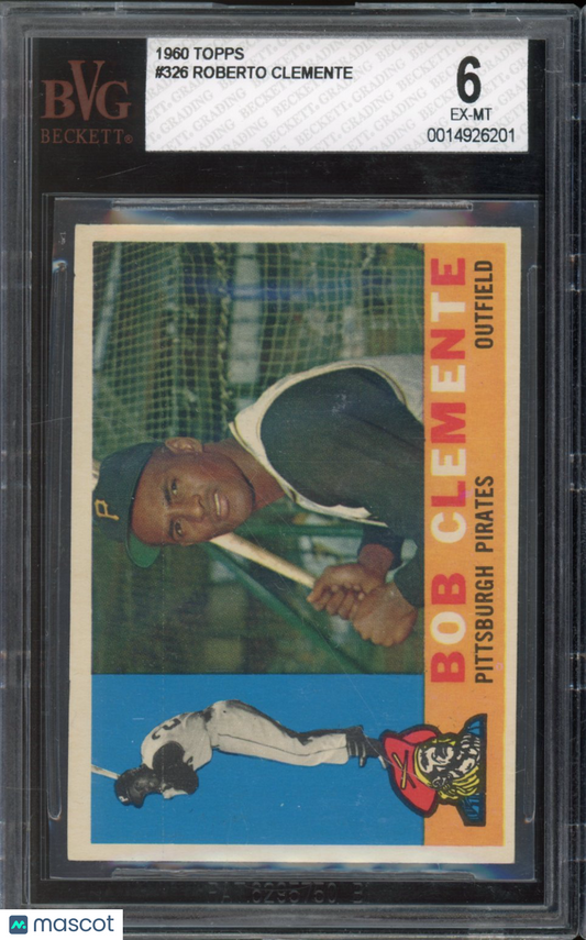 1960 Topps Roberto Clemente BVG 6