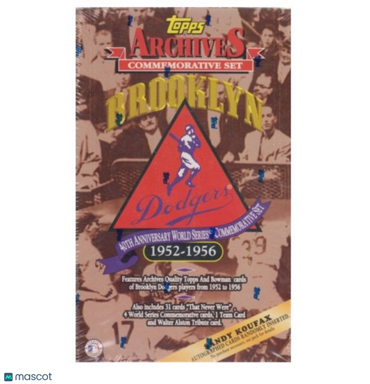 1995 Topps Archives Baseball Brooklyn Dodgers Edition Hobby Box